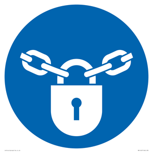 Mandatory: Keep locked